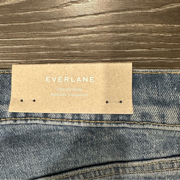 Everlane The Original’90s Cheeky High Rise Straight Leg Crop Jean Size 29 - Picture 9 of 14